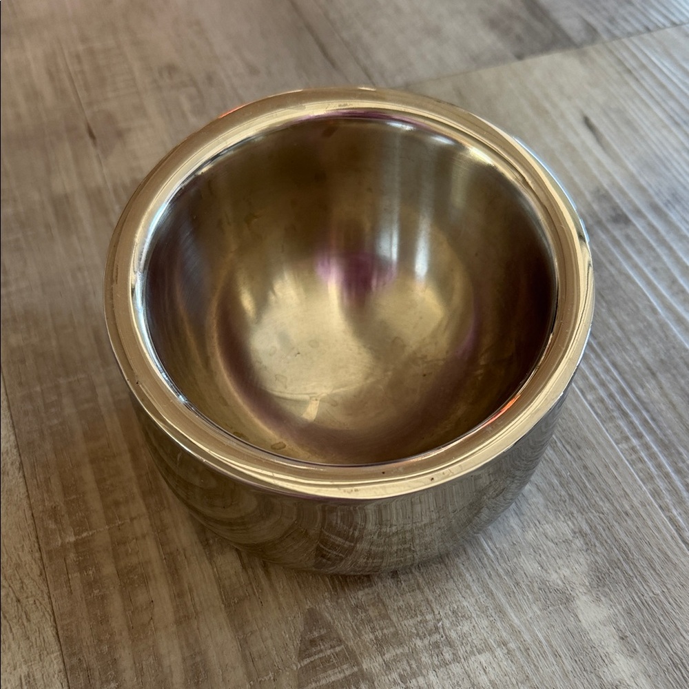 CB2 stainless steel mini snack bowl